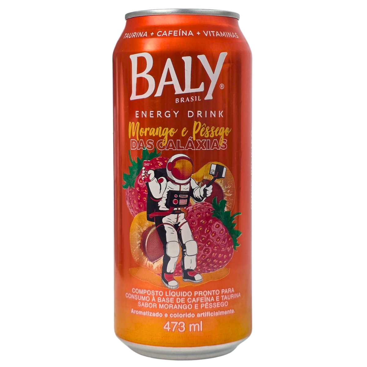 Energetico Morango e Pêssego Das Galáxias Baly 473ml