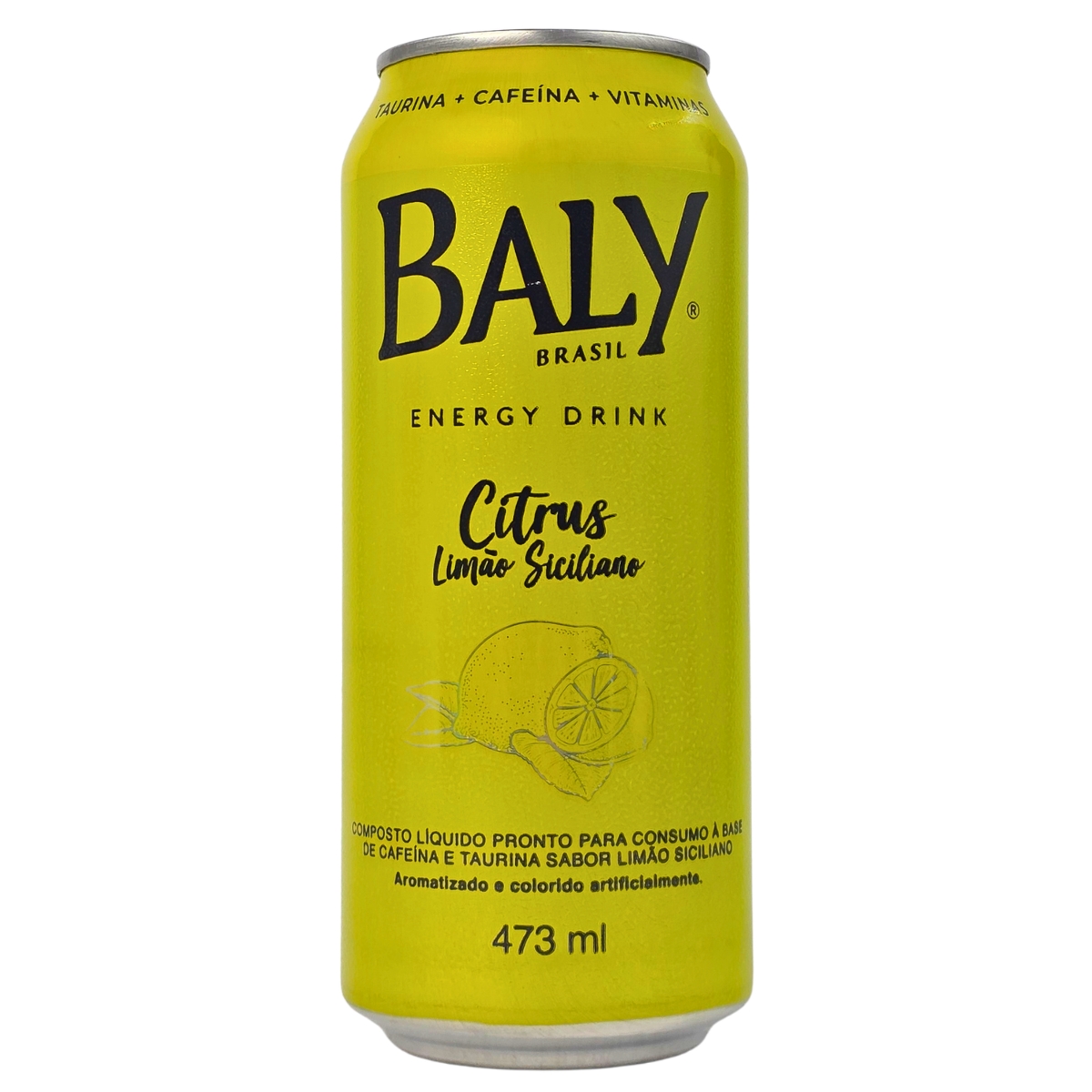 Energético Citrus Limão Siciliano Baly 473ml