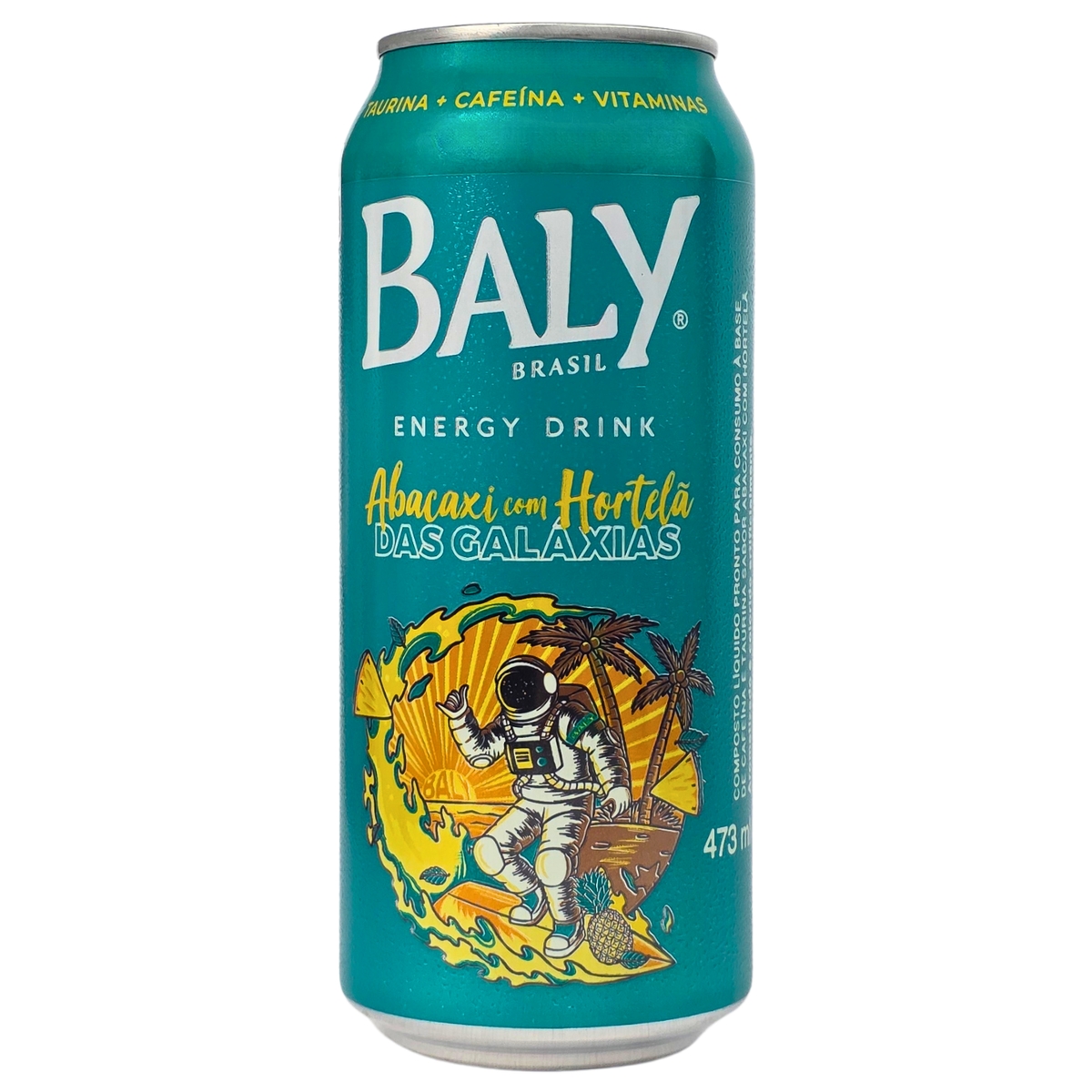 Energético Abacaxi Com Hortelã Das Galáxias Baly 473ml