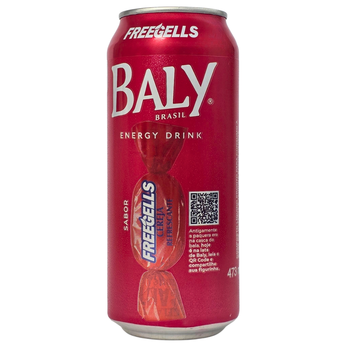 Energético FreeGells Cereja Refrescante Baly 473ml