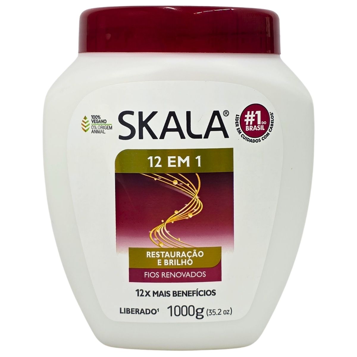 Creme de Tratamento Capilar 12 em 1 Restauração e Brilho Skala 1kg