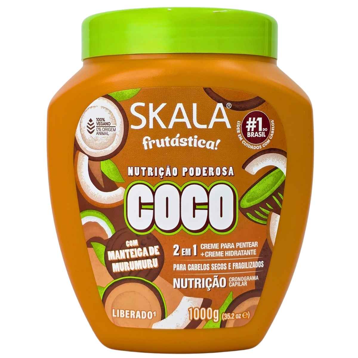 Tratamento Capilar 2 em 1 Nutrição Coco Skala 1kg