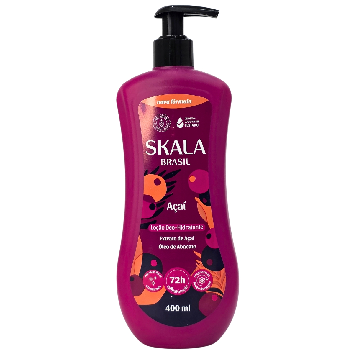 Loção Hidratante Corporal Açaí Vegano Skala 400ml