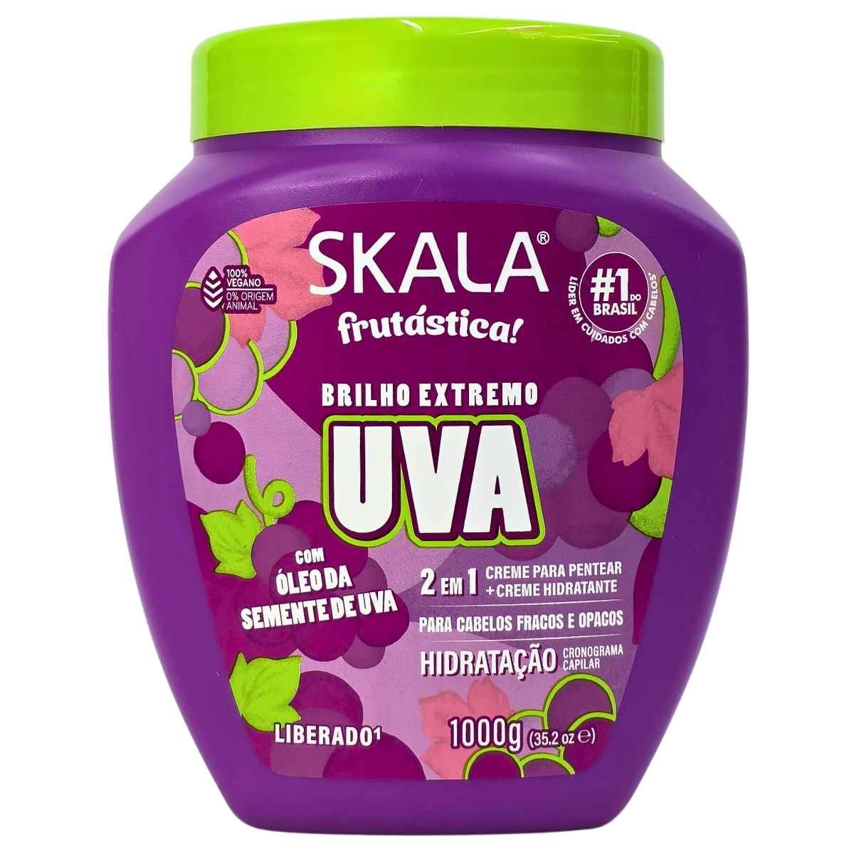 Tratamento Capilar 2 em 1 Hidratação Uva Skala 1kg