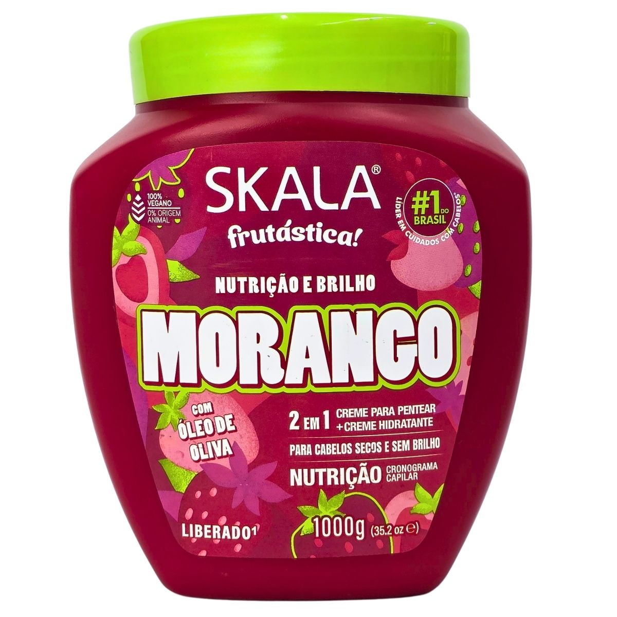 Tratamento Capilar 2 em 1 Nutrição Morango Skala 1kg