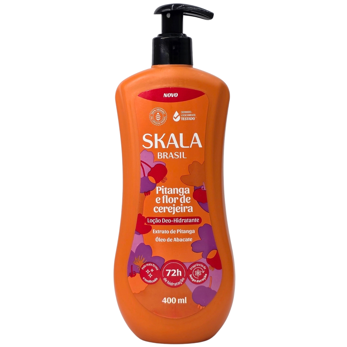 Loção Hidratante Corporal Pitanga e Flor de Cerejeira Vegano Skala 400ml