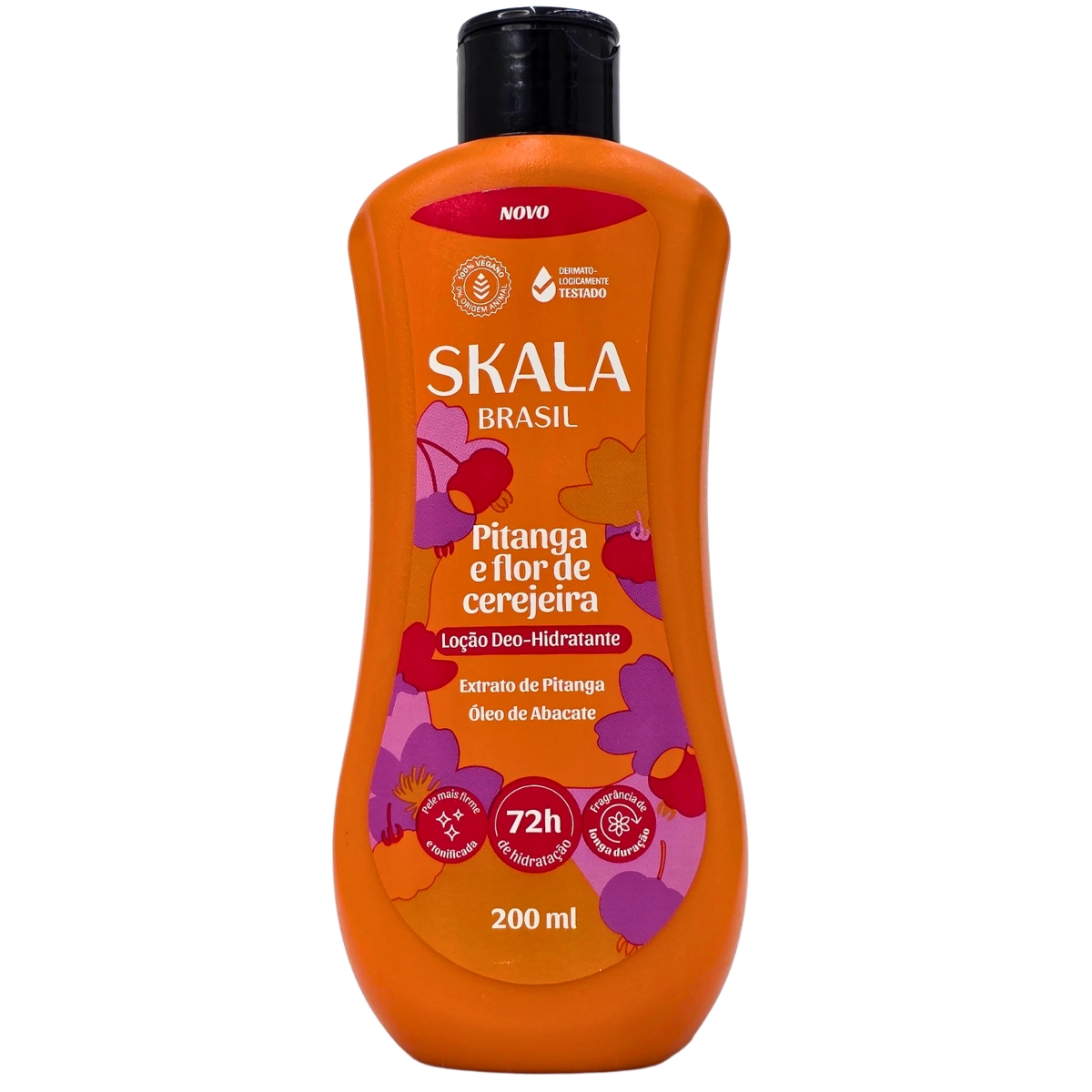Loção Hidratante Corporal Pitanga e Flor de Cerejeira Vegano Skala 200ml