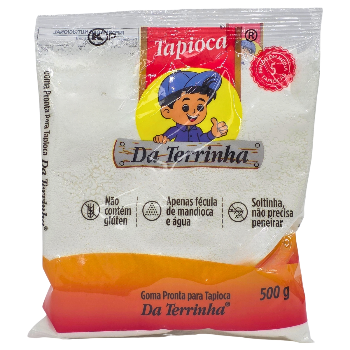 Goma Pronta para Tapioca Da Terrinha 500g